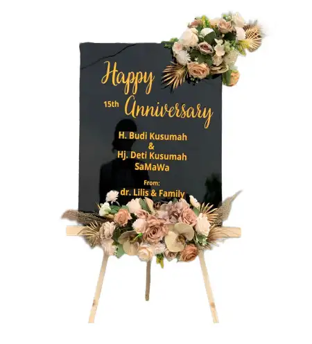 Papan Bunga Akrilik Sumber Waru