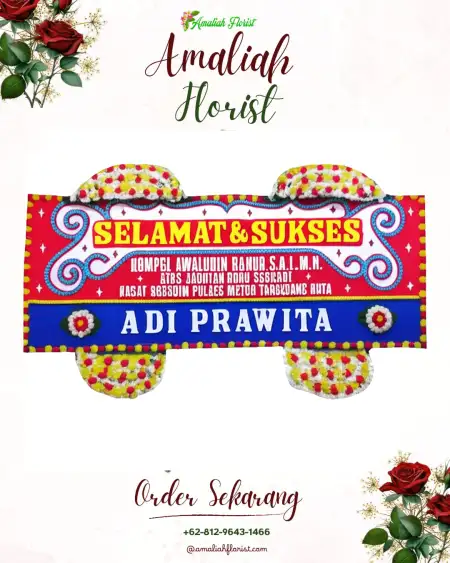 Papan Bunga Ucapan Selamat Sumber Waru