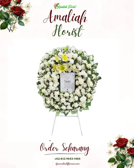 Krans Bunga Duka Sumber Waru